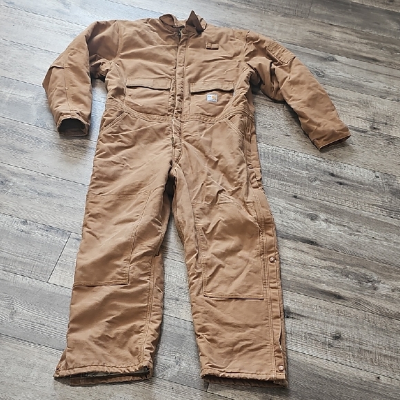 Carhartt FR Coveralls Men's Flame Resistant Double Knee Lined Insulated - Picture 1 of 16